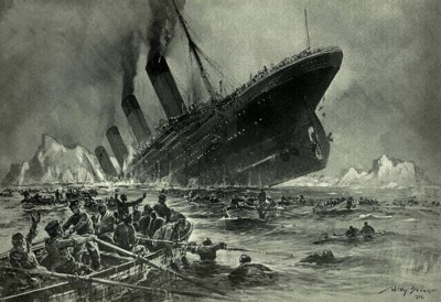 Der Untergang der Titanic. Willy Stöwer (1912)