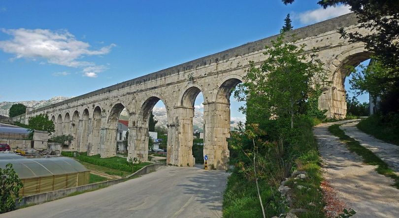 Diocletian's Aqueduct in Split, Croatia
