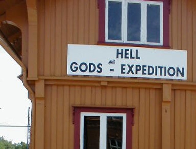 Sign Hell, Norway, CC BY-SA 3.0